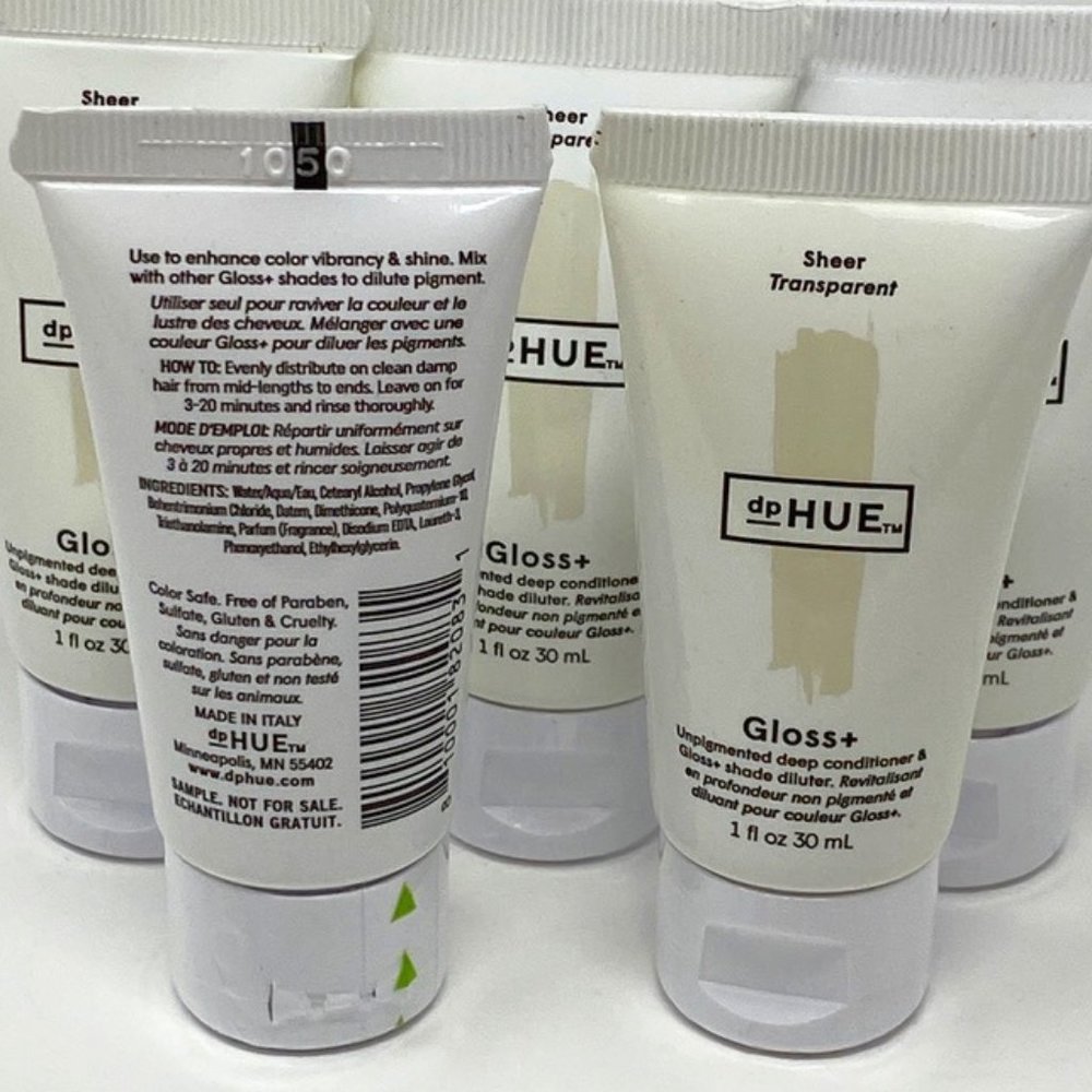DP Hue Gloss+ Transparent Sheer 1 oz - 5 pack - Picture 2 of 3